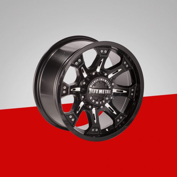 Mickey Thompson MM164B alloy wheel in gloss black