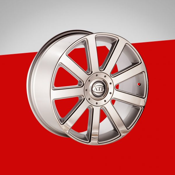 ATP 9 Razze Inox alloy wheel in chrome / silver