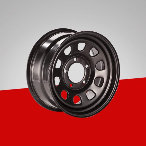 Maxxtrac black steel wheel